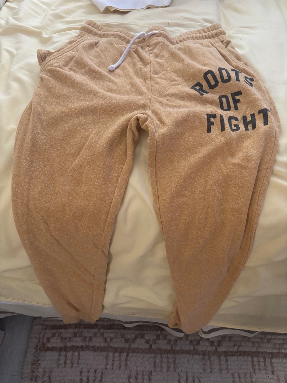 Roots of Fight Yellow Sweatpants